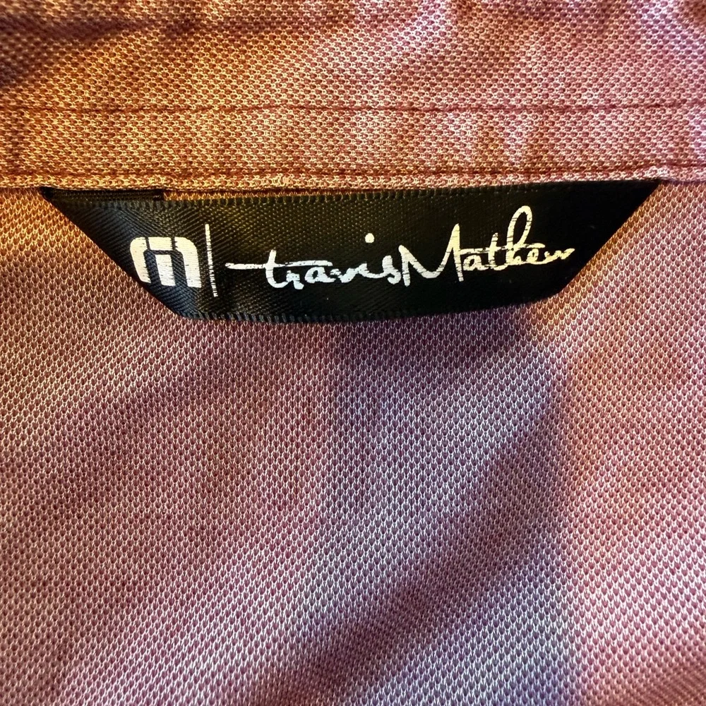 Travis Mathew’s Men’s Short Sleeve Golf Polo with Front Pocket. Size XL
